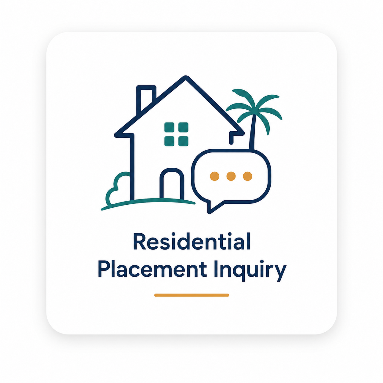 Residential placement inquiry icon