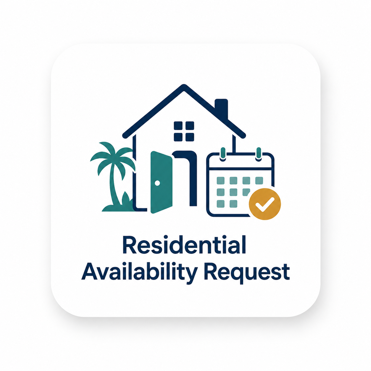 Residential availability request icon
